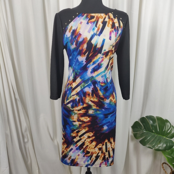 Tiana B Women's Multi Color Dress size 10 - Picture 1 of 5
